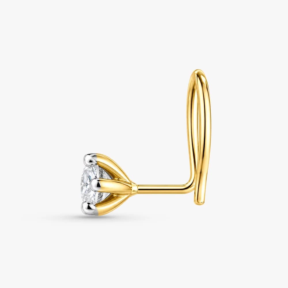 Elegant Diamond Nose Pin — image 3
