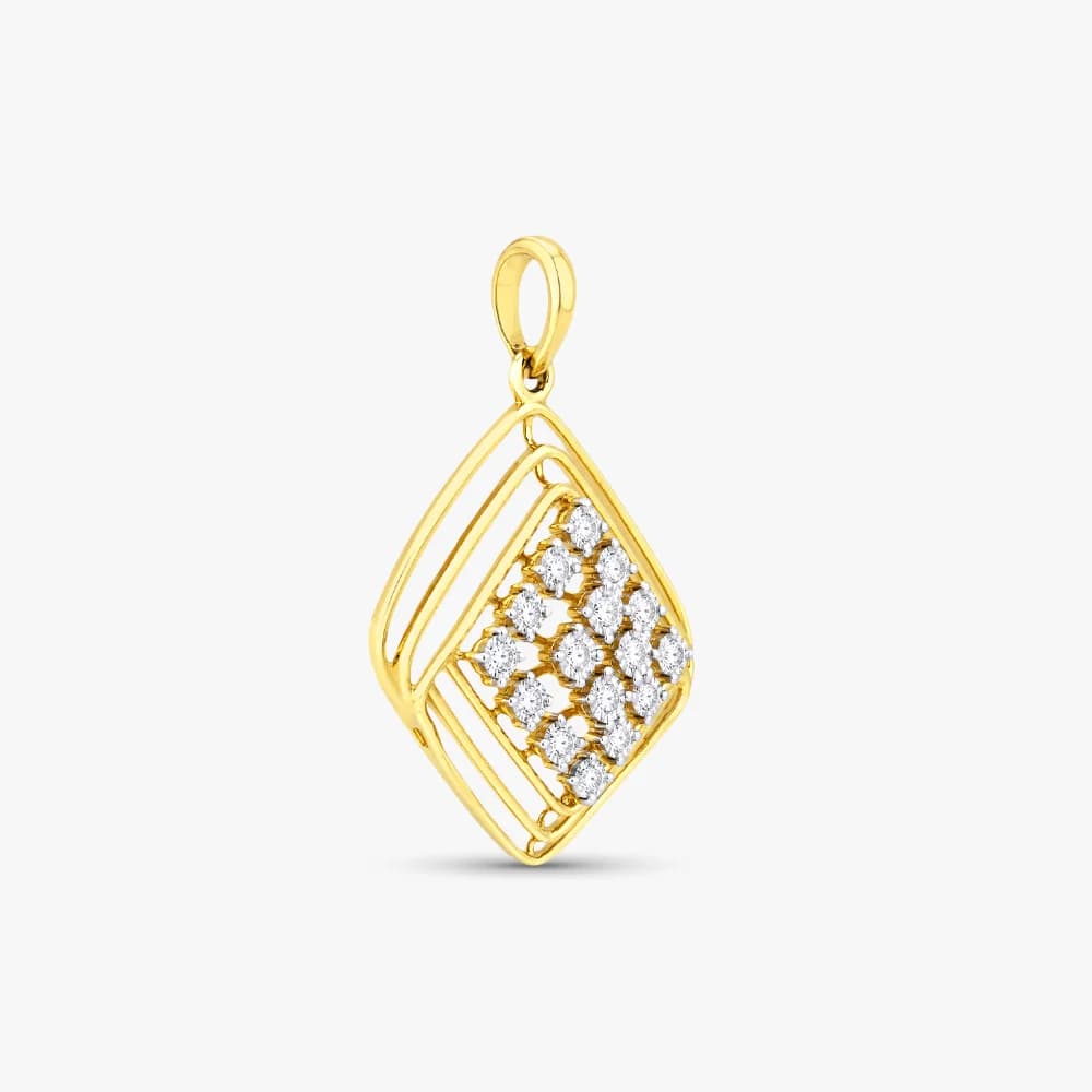 Nested Diamond Pendant — image 2