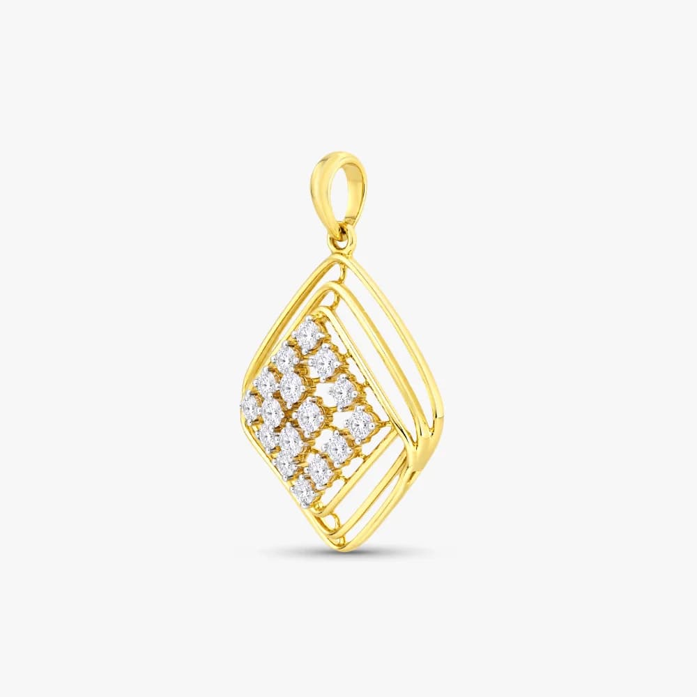 Nested Diamond Pendant — image 3