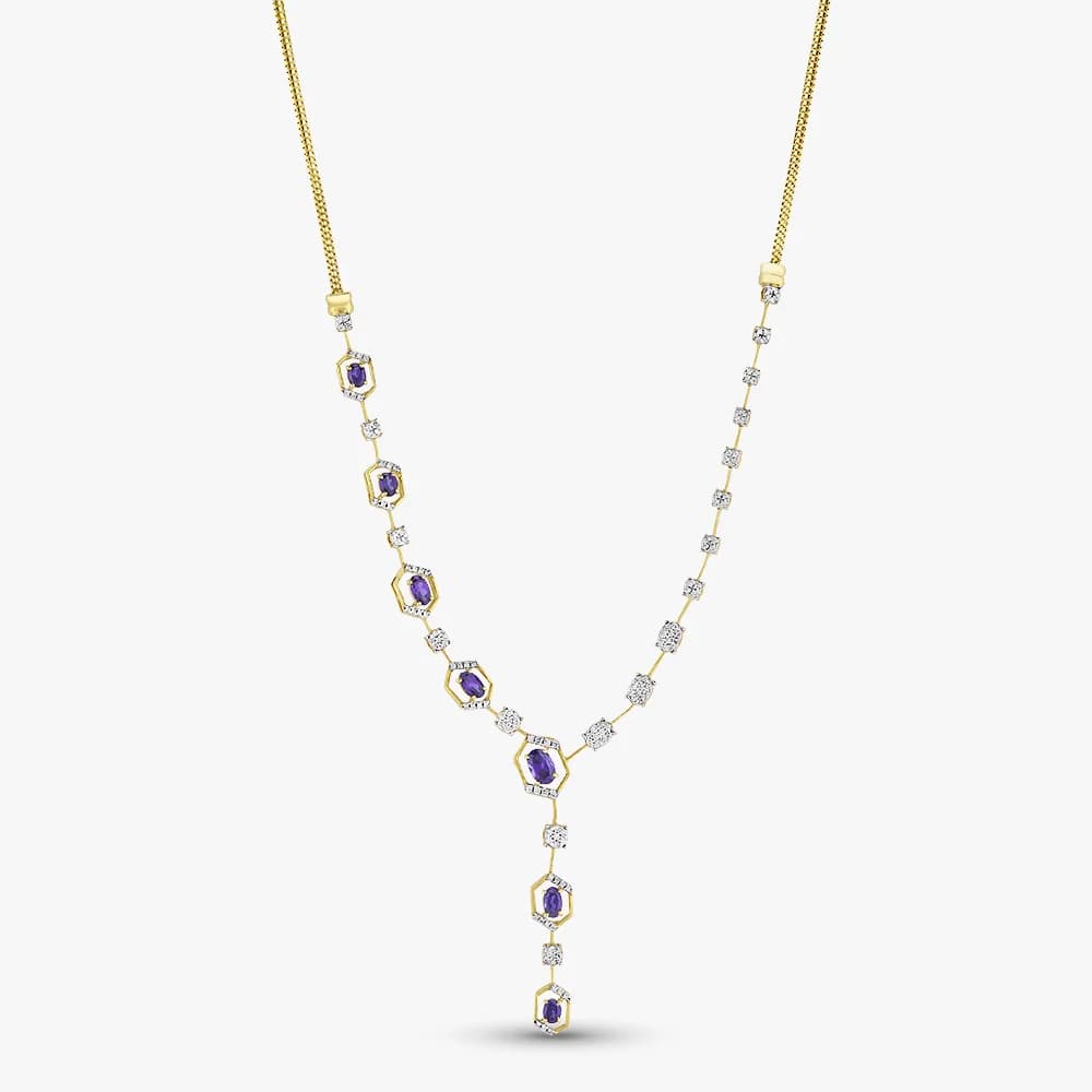 Azure Allure Diamond Necklace — image 1