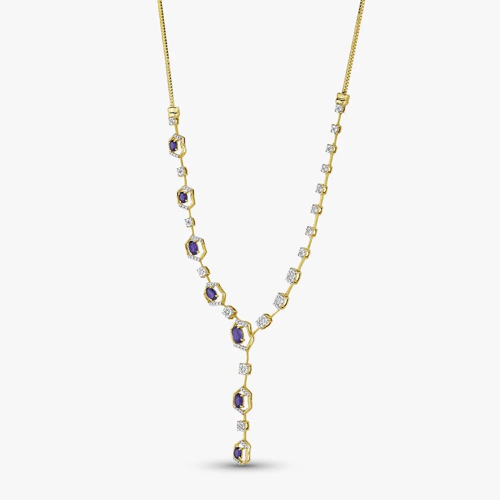 Azure Allure Diamond Necklace — image 2