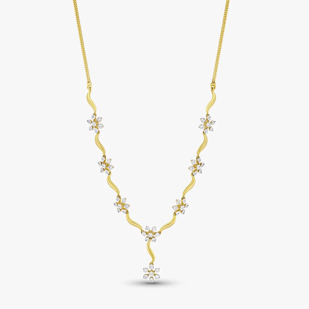 Flower Sway Diamond Necklace — image 1