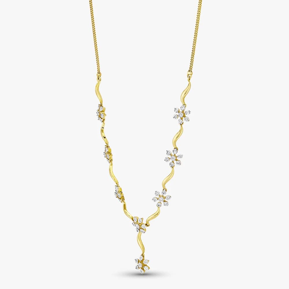 Flower Sway Diamond Necklace — image 2