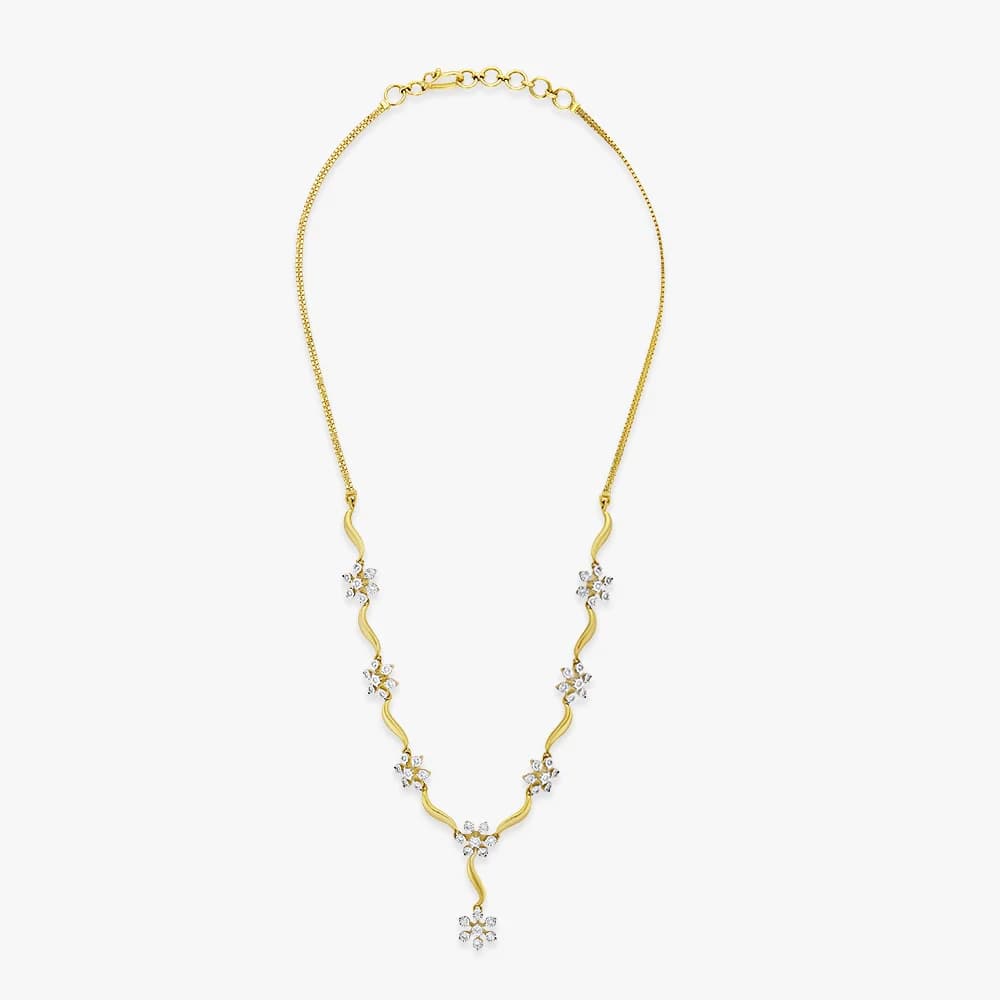 Flower Sway Diamond Necklace — image 3