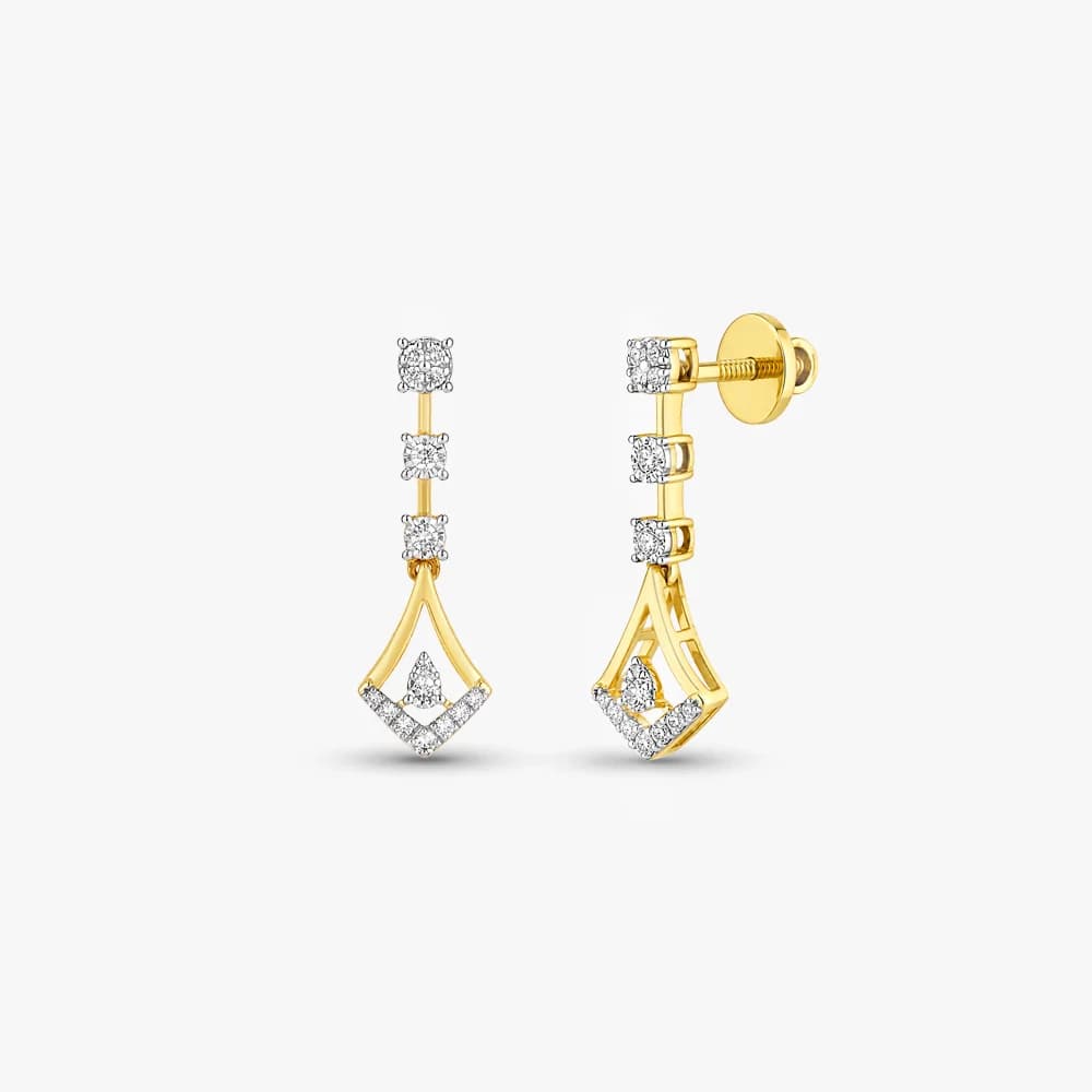 Grace in Motion Diamond Earrings — image 1