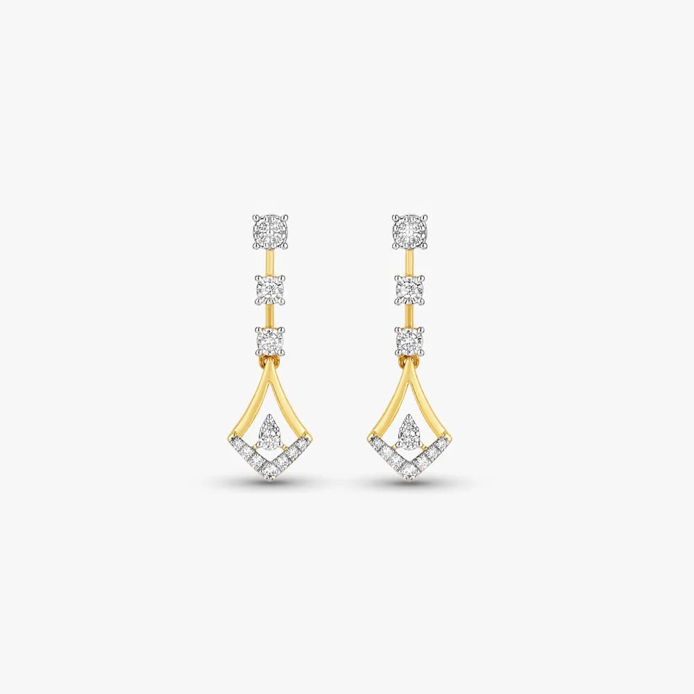 Grace in Motion Diamond Earrings — image 2
