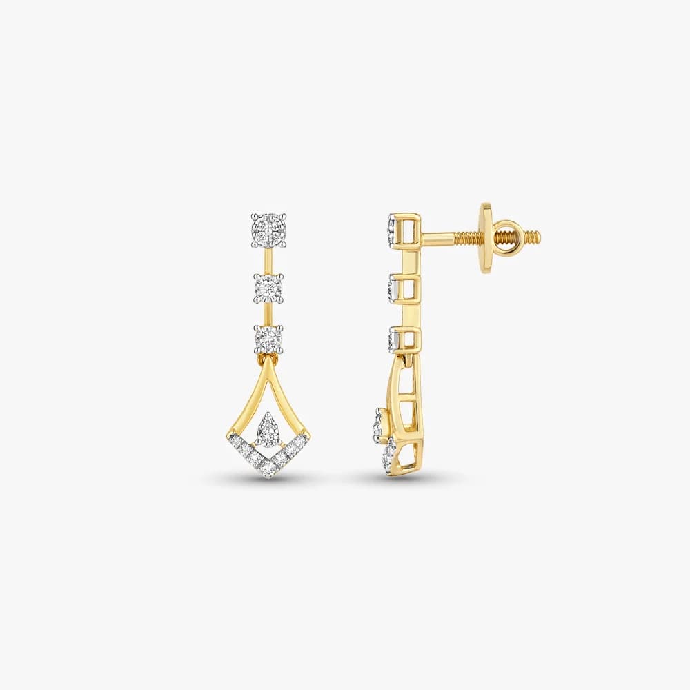 Grace in Motion Diamond Earrings — image 3