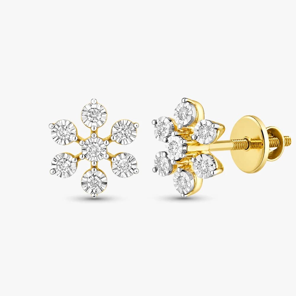 Flower Sway Diamond Earrings — image 1