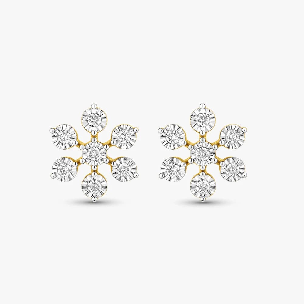 Flower Sway Diamond Earrings — image 2