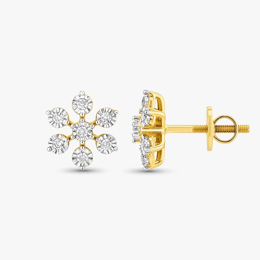 Flower Sway Diamond Earrings — image 3