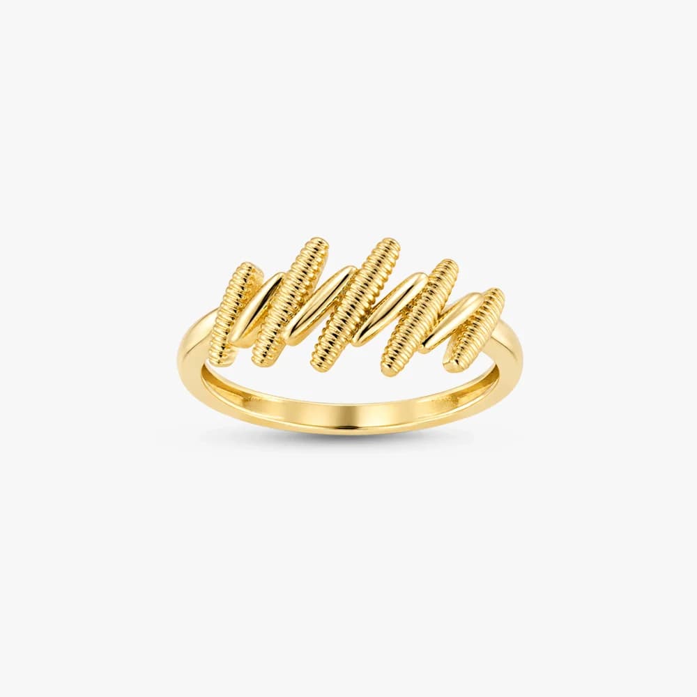 Wave Theory Gold Ring — image 2