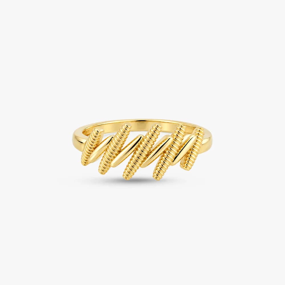 Wave Theory Gold Ring — image 3