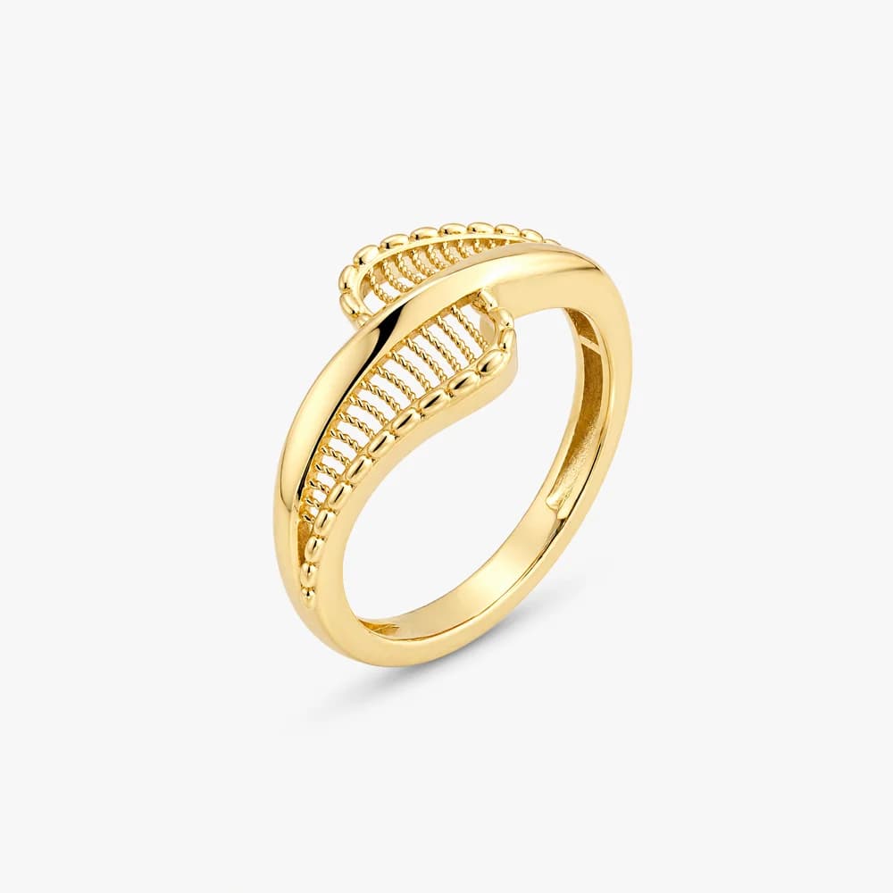 Lattice Reverie Gold Ring — image 2
