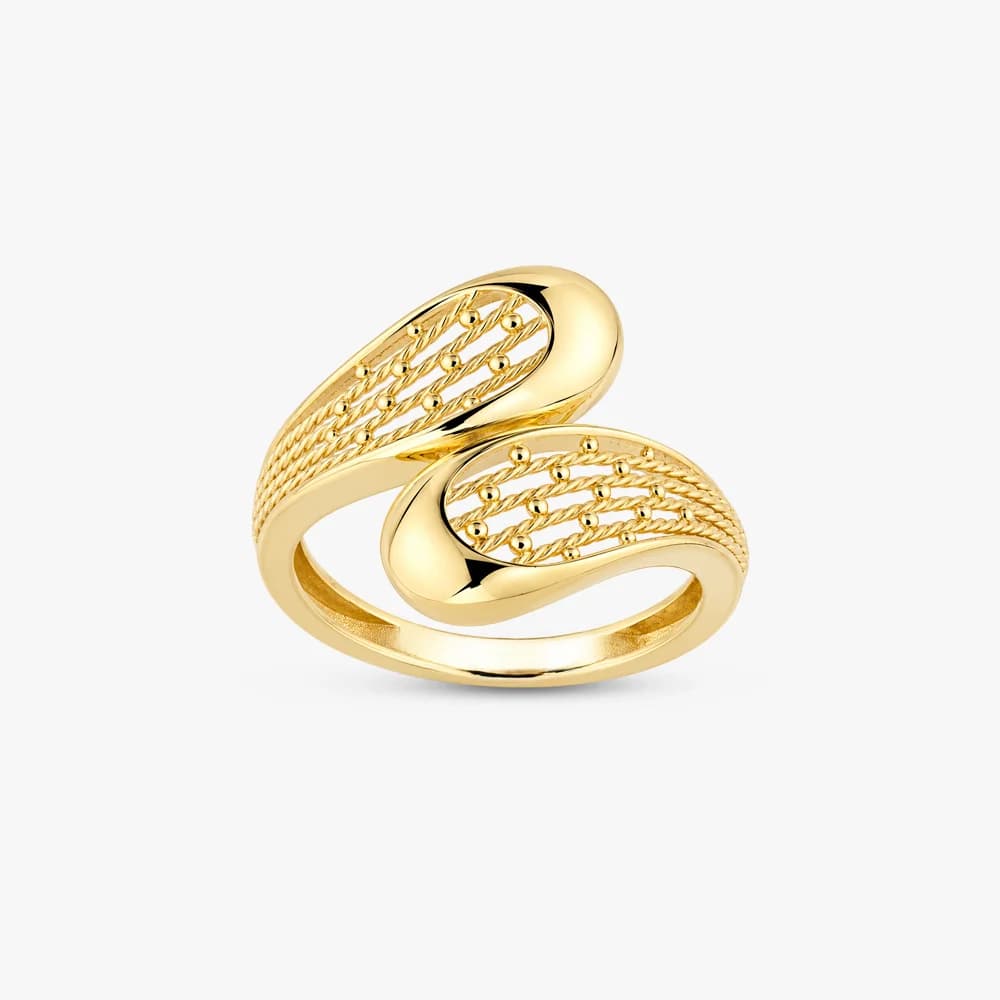 Sculptural Grace Gold Ring — image 2