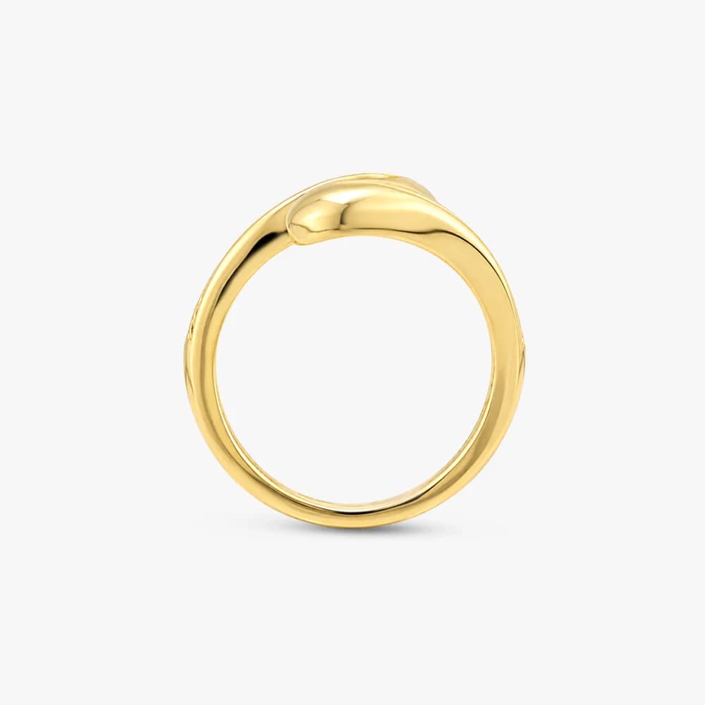 Sculptural Grace Gold Ring — image 4