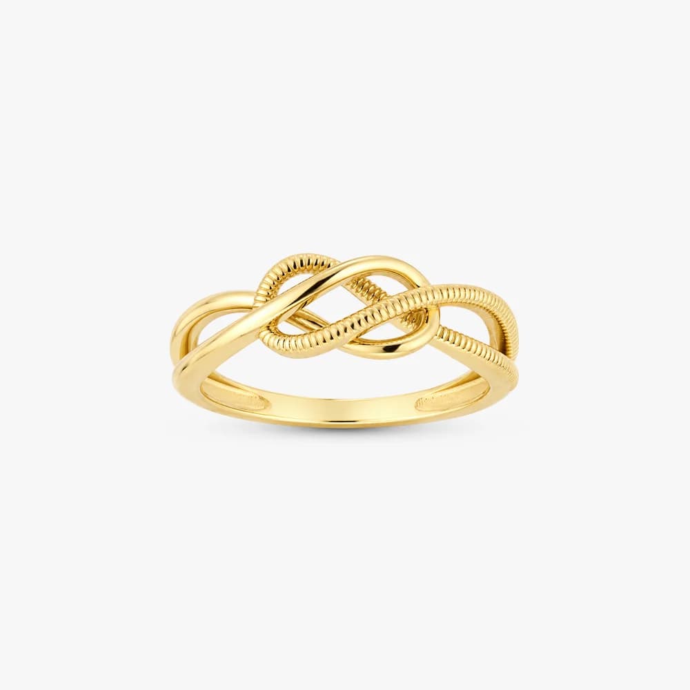 Infinity in Motion Gold Ring — image 1