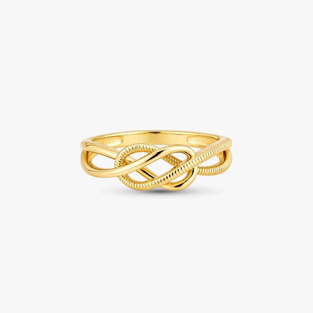 Infinity in Motion Gold Ring — image 3