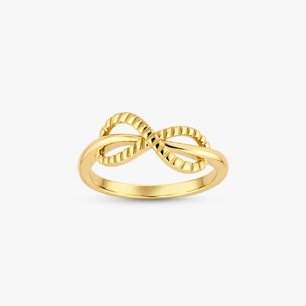 Infinity Embrace Gold Ring — image 2