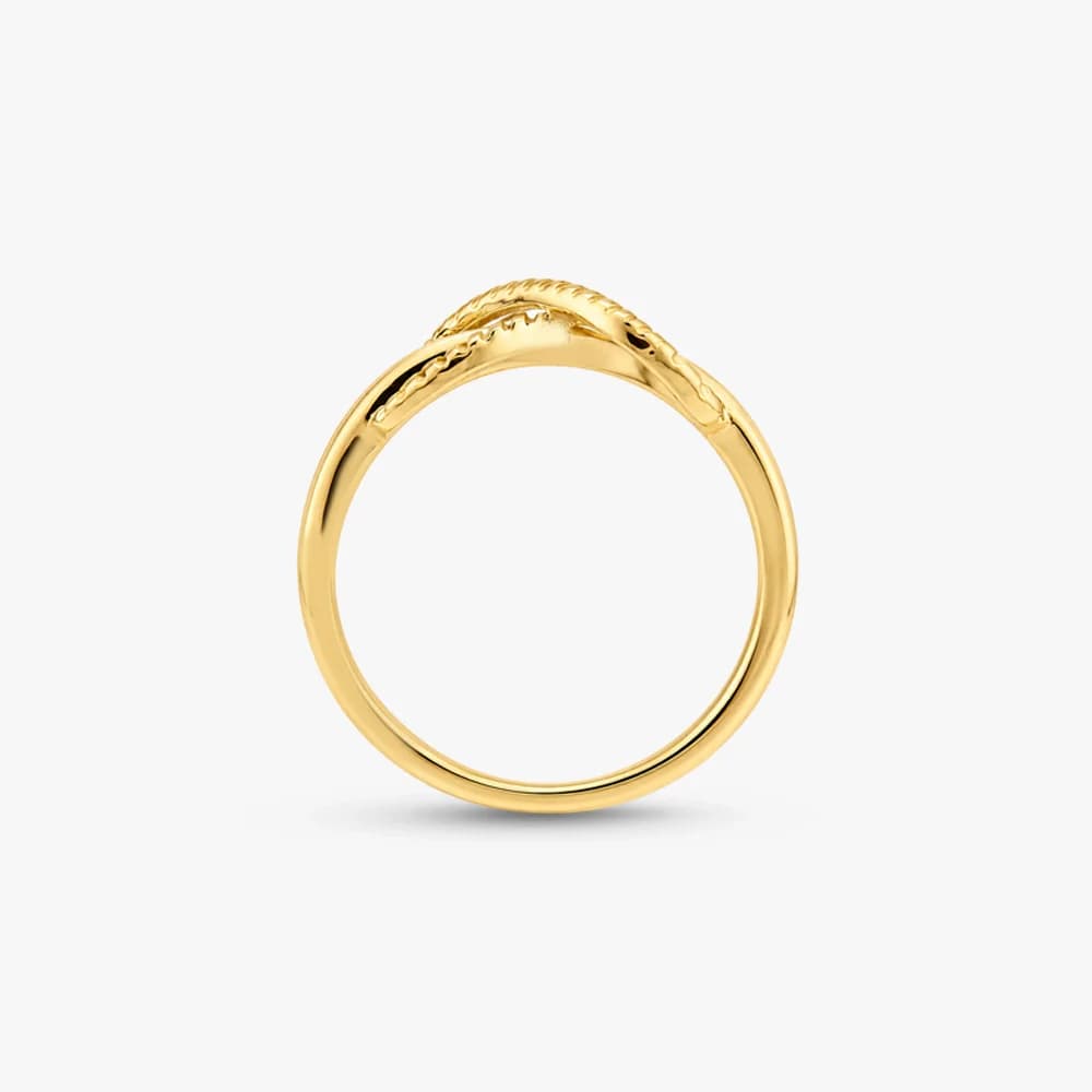 Infinity Embrace Gold Ring — image 4