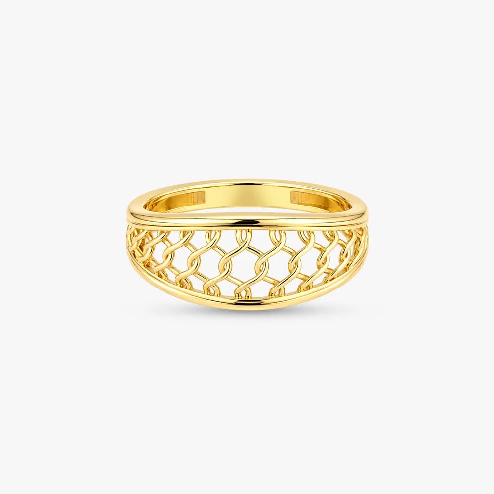Golden Mesh Ring — image 4