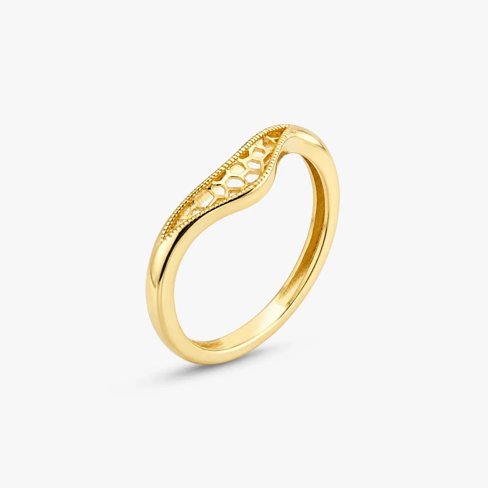 Delicate Allure Gold Ring — image 1