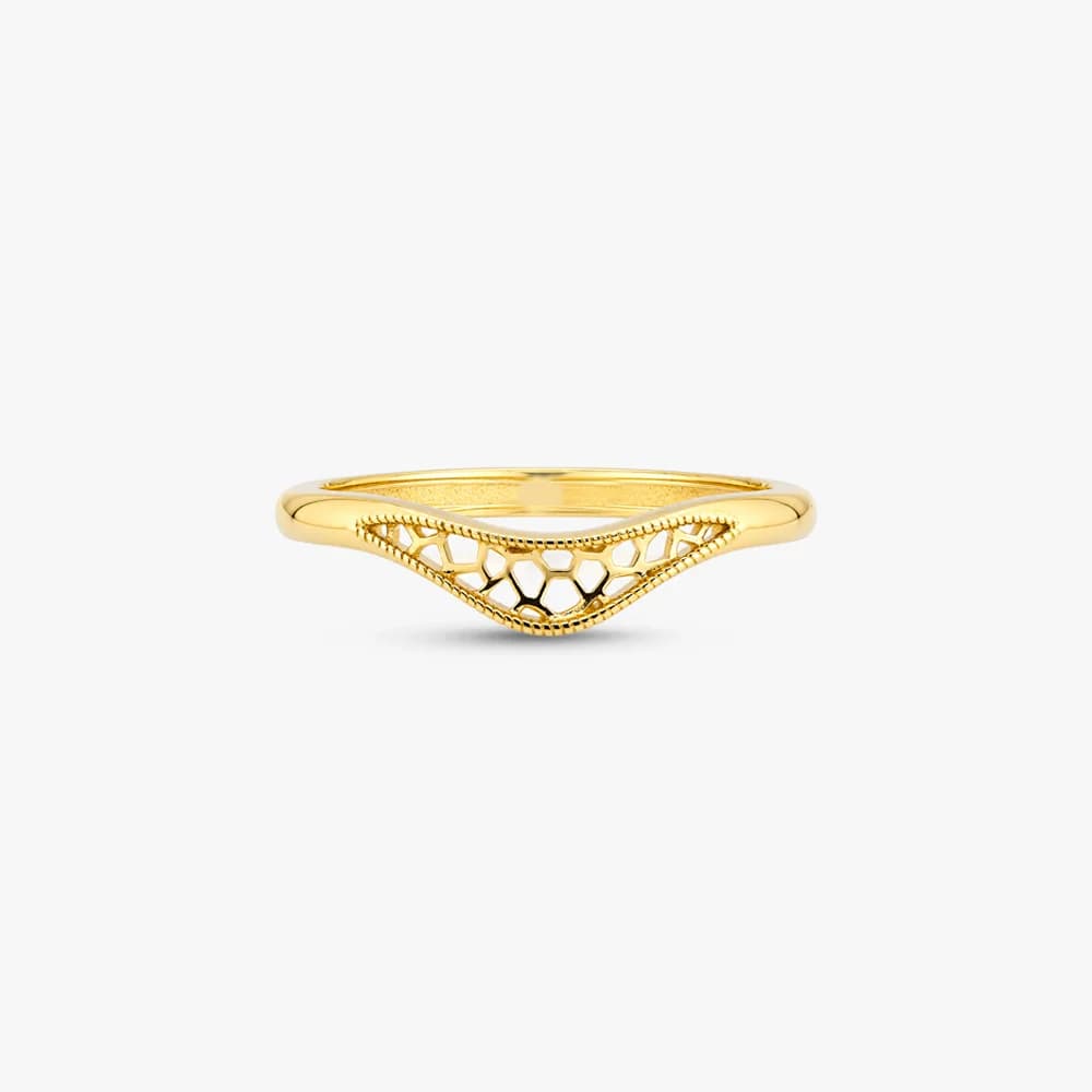 Delicate Allure Gold Ring — image 3