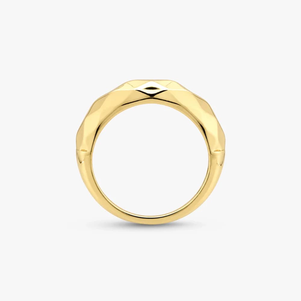 Sculpted Gold Band Ring — image 4