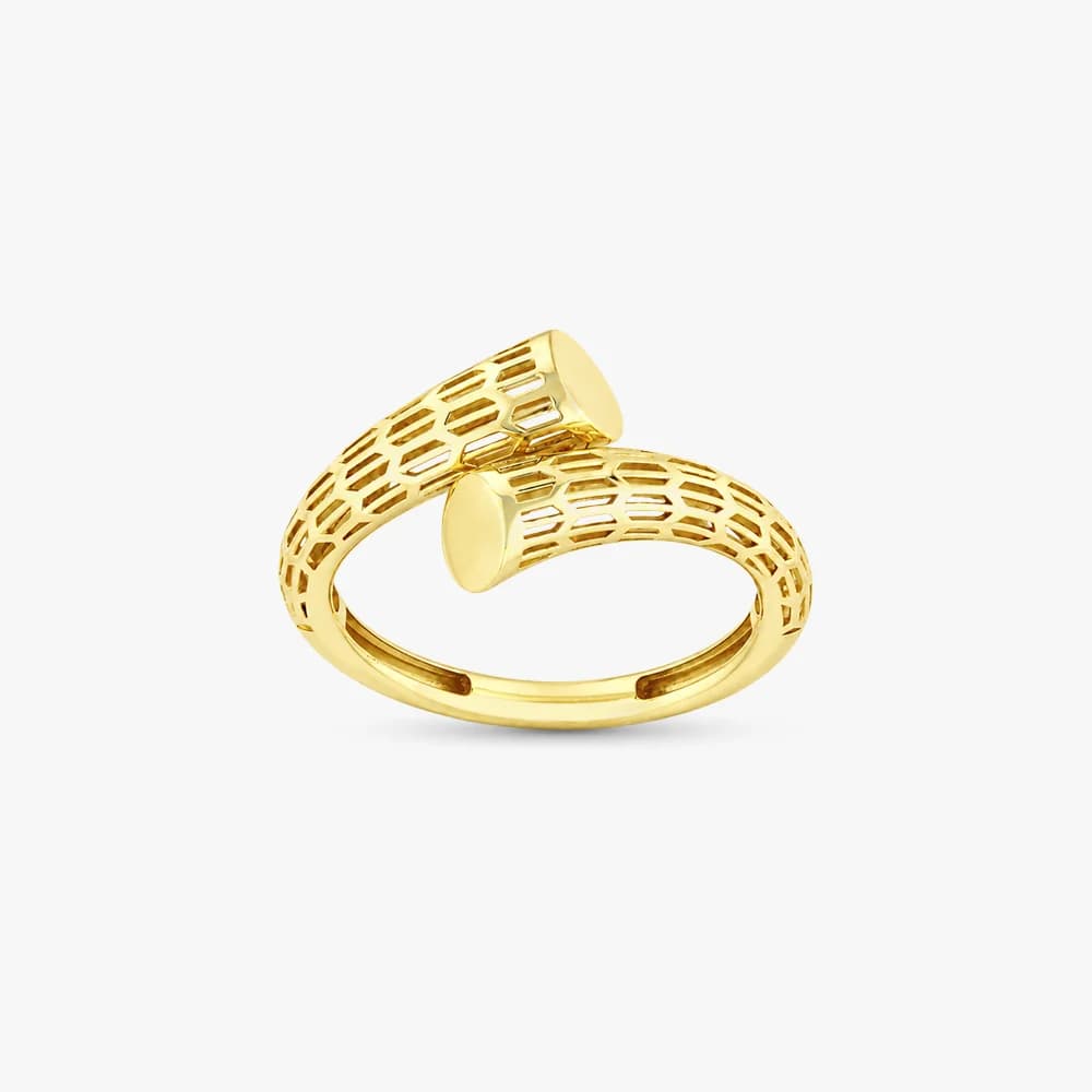 Sculpted Elegance Gold Ring — image 1