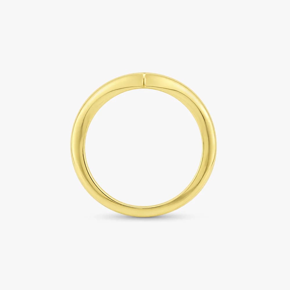 Sleek V Gold Ring — image 4