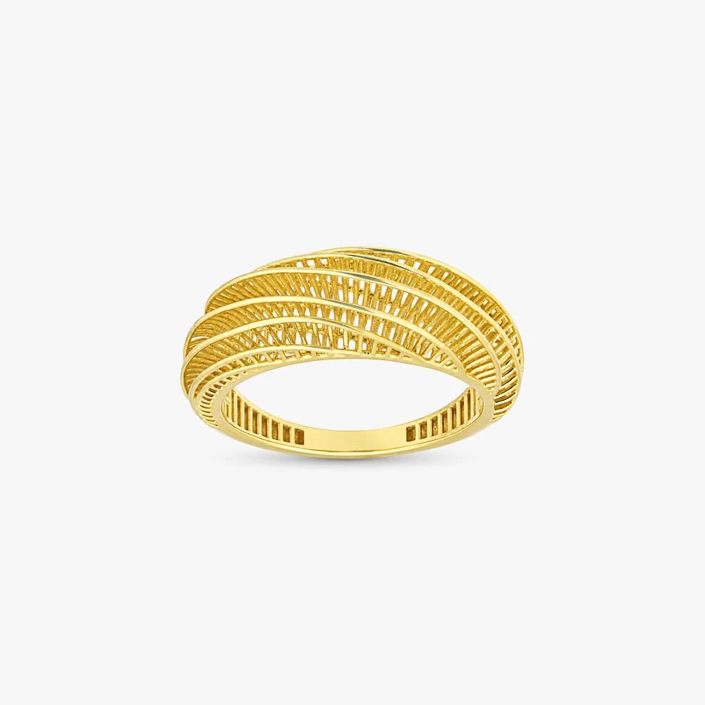 Aura Cascade Gold Ring — image 2