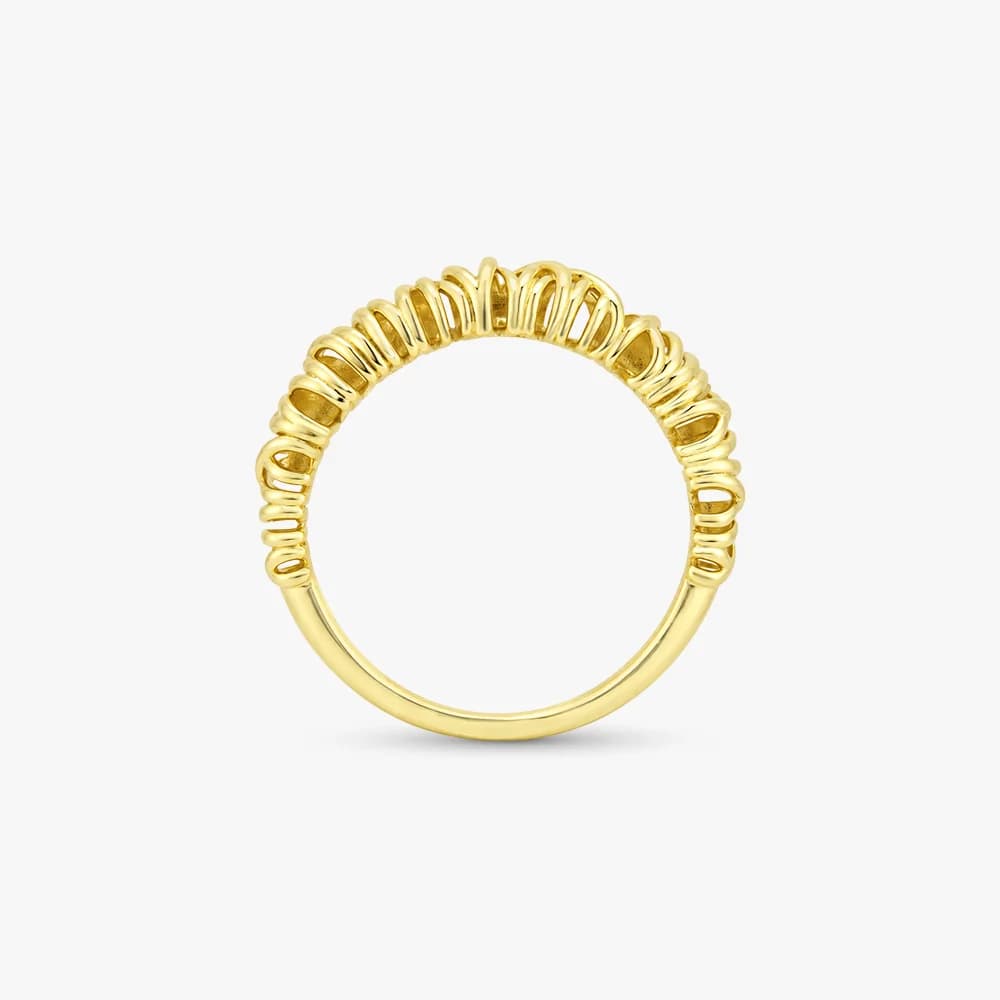 Intricate Weave Gold Ring — image 4