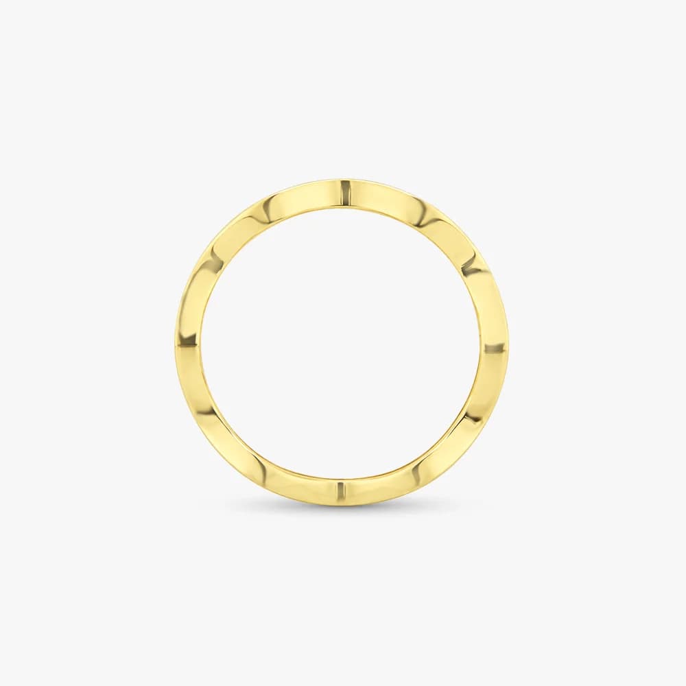 Stacked Waves Gold Ring — image 4