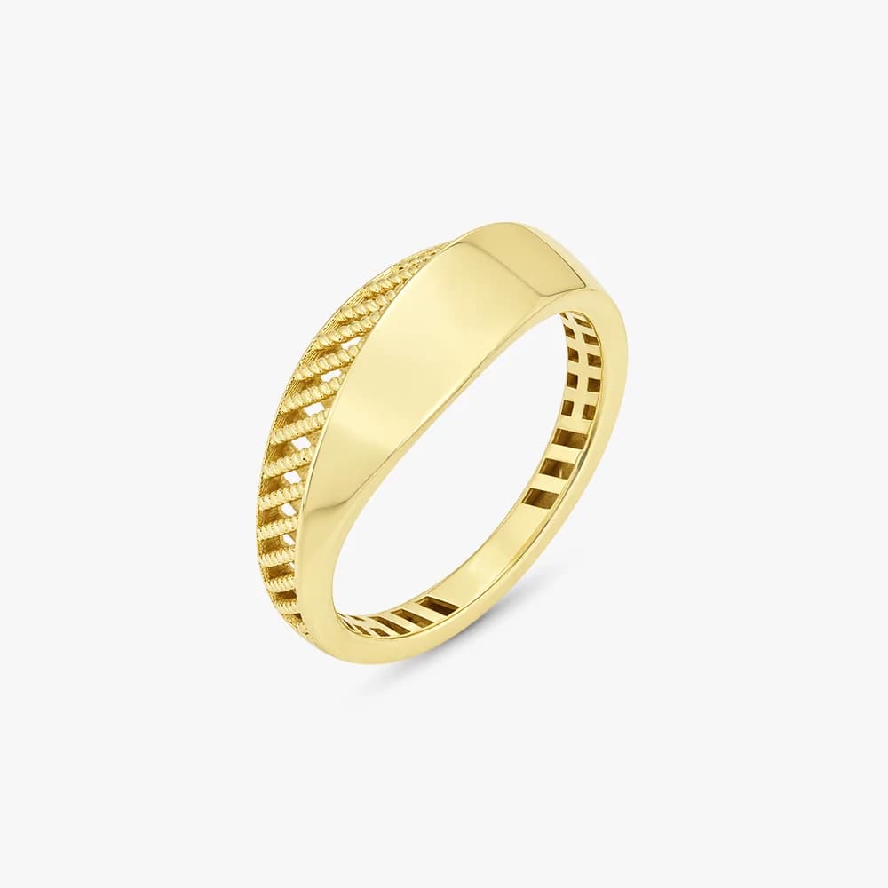 Luxe Band Gold Ring — image 1