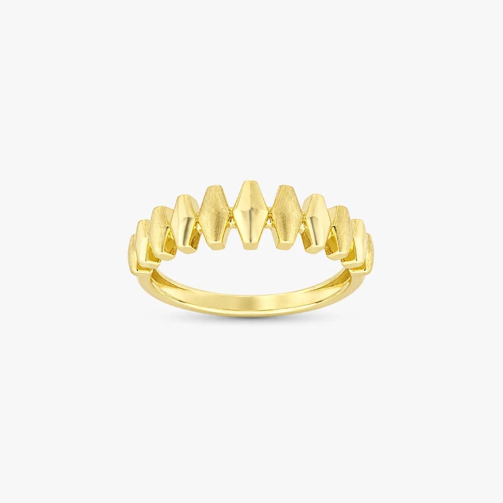 Edge of Elegance Gold Ring — image 2