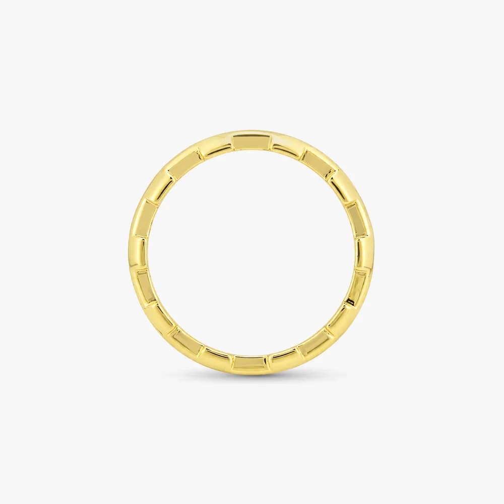 Geometric Edge Gold Ring — image 4