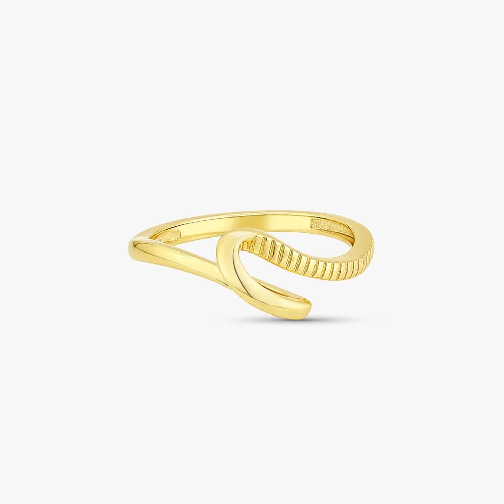Twisted Grace Gold Ring — image 3