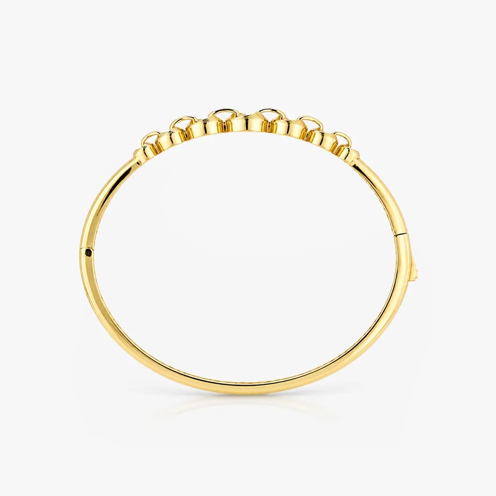 Linked In Gold Oval Bracelet — image 3