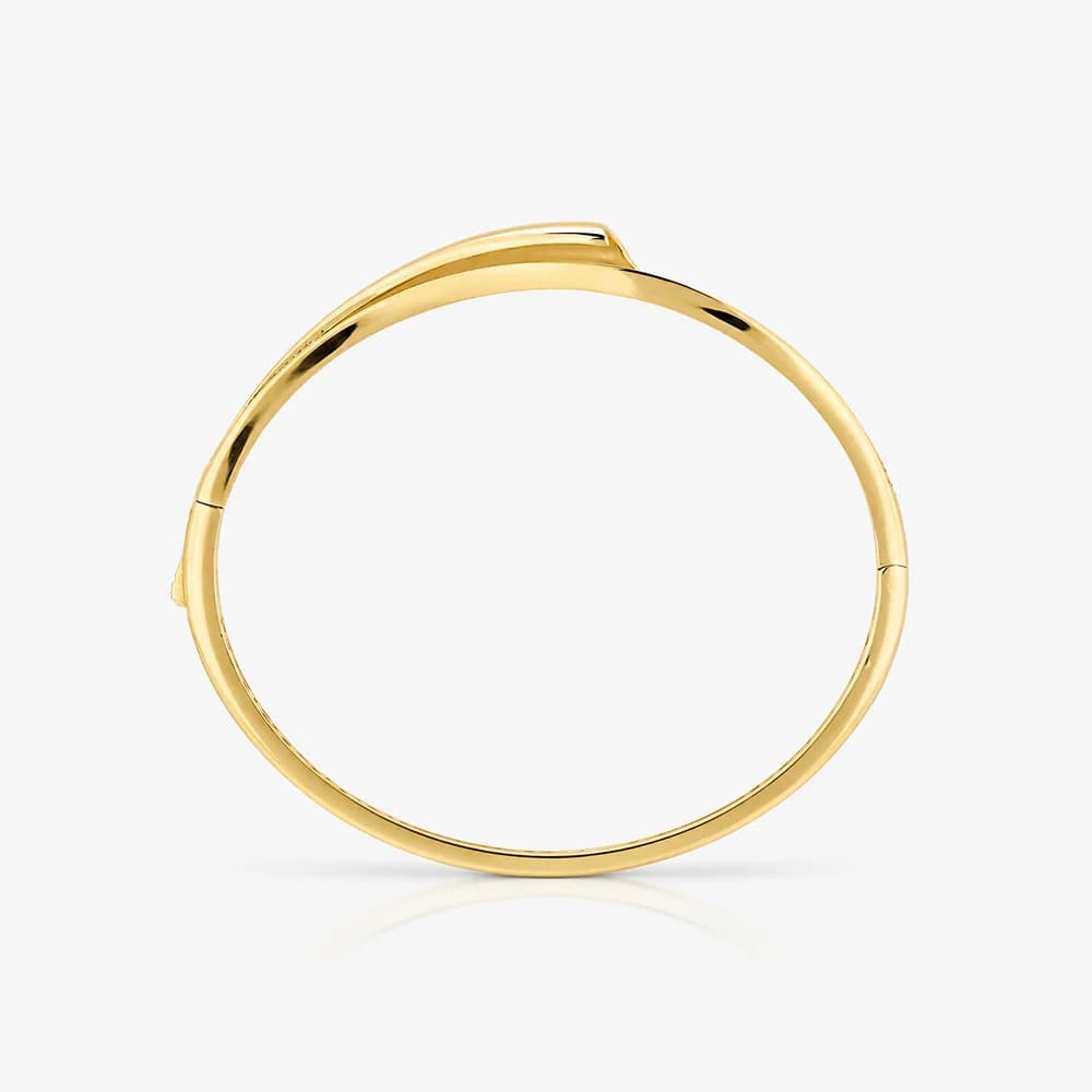 Luxe Wave Gold Oval Bracelet — image 3