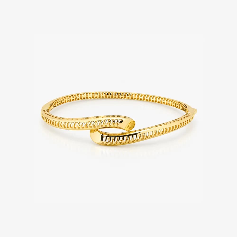 Modern Entwine Gold Bracelet — image 1