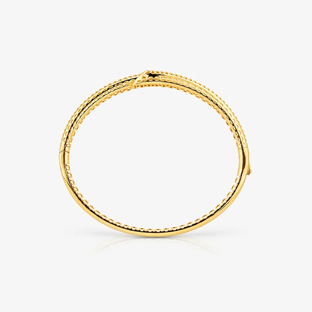 Modern Entwine Gold Bracelet — image 3