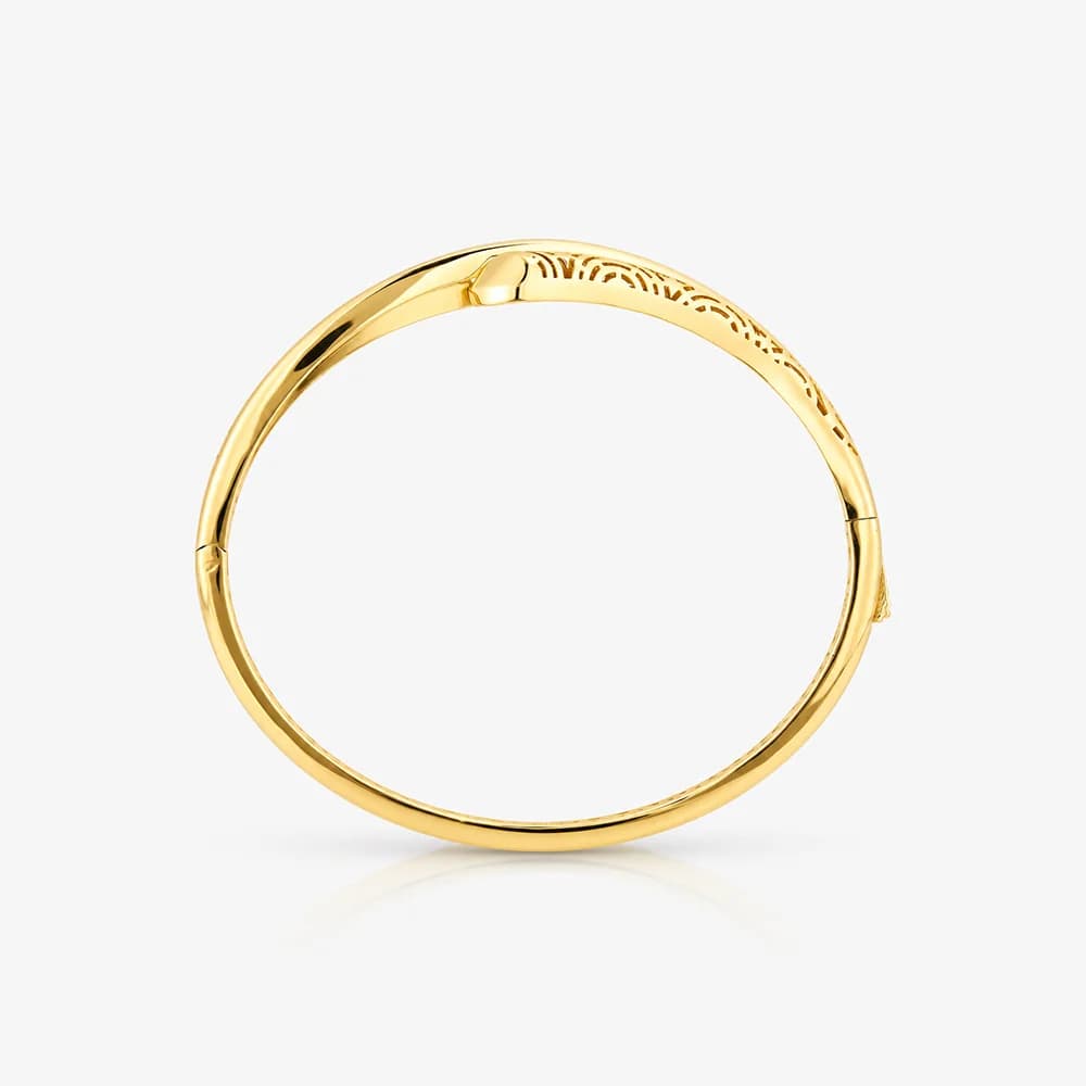 Golden Interlace Oval Bracelet — image 3
