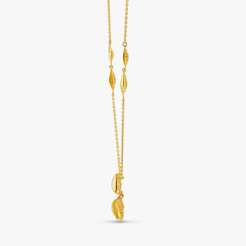 Sculpted Rhythm Gold Necklace — image 3