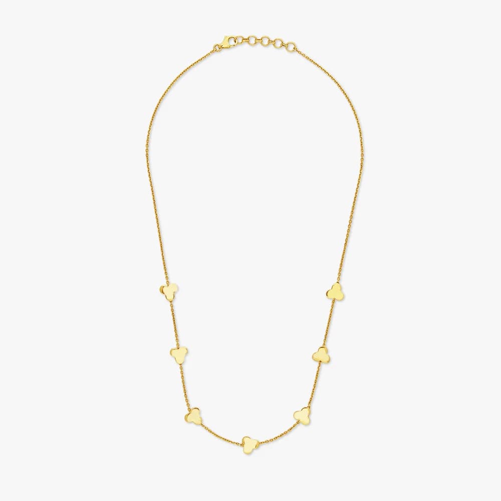 Clover Charm Gold Necklace — image 4