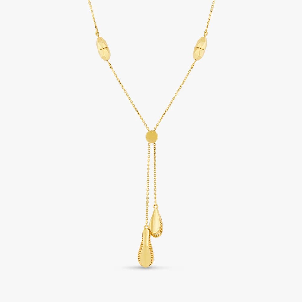 Golden Drift Lariat Necklace — image 1