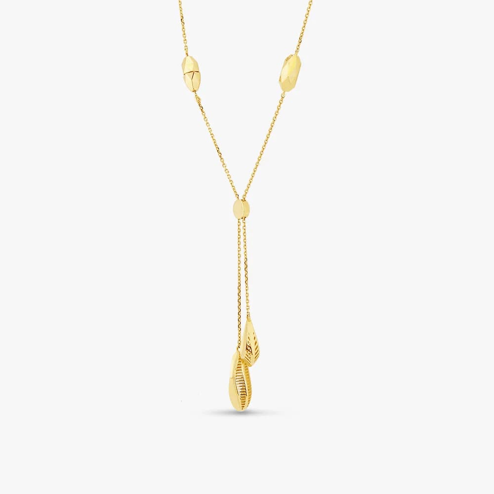 Golden Drift Lariat Necklace — image 2