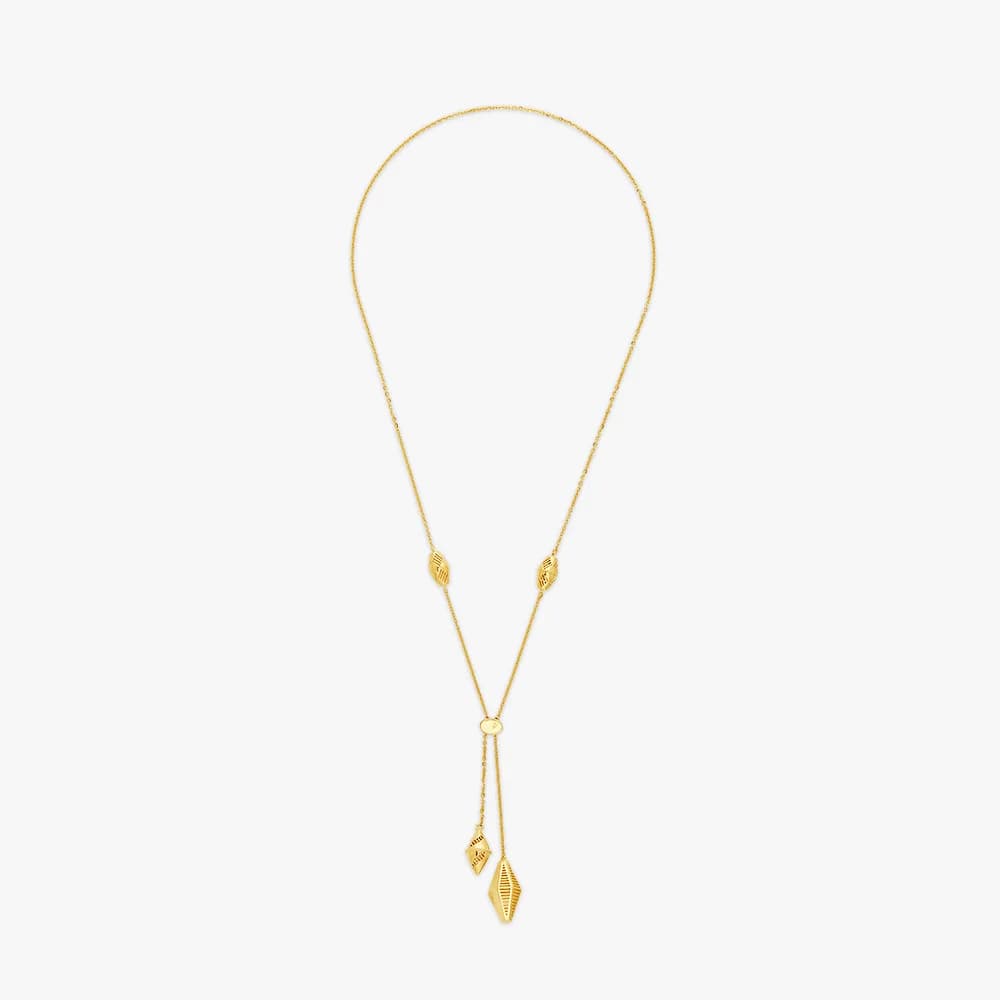Sleek Cascade Lariat Necklace — image 4