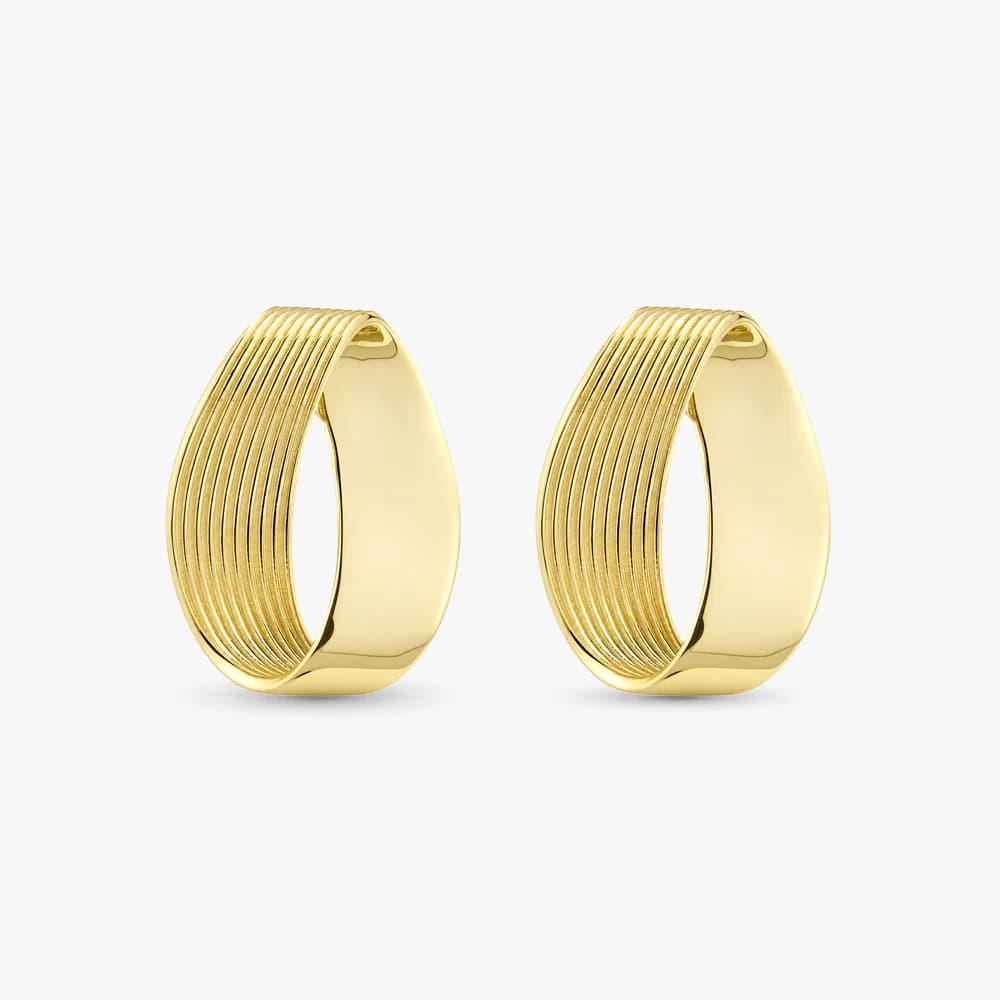 Infinity Elegance Gold Earrings — image 2