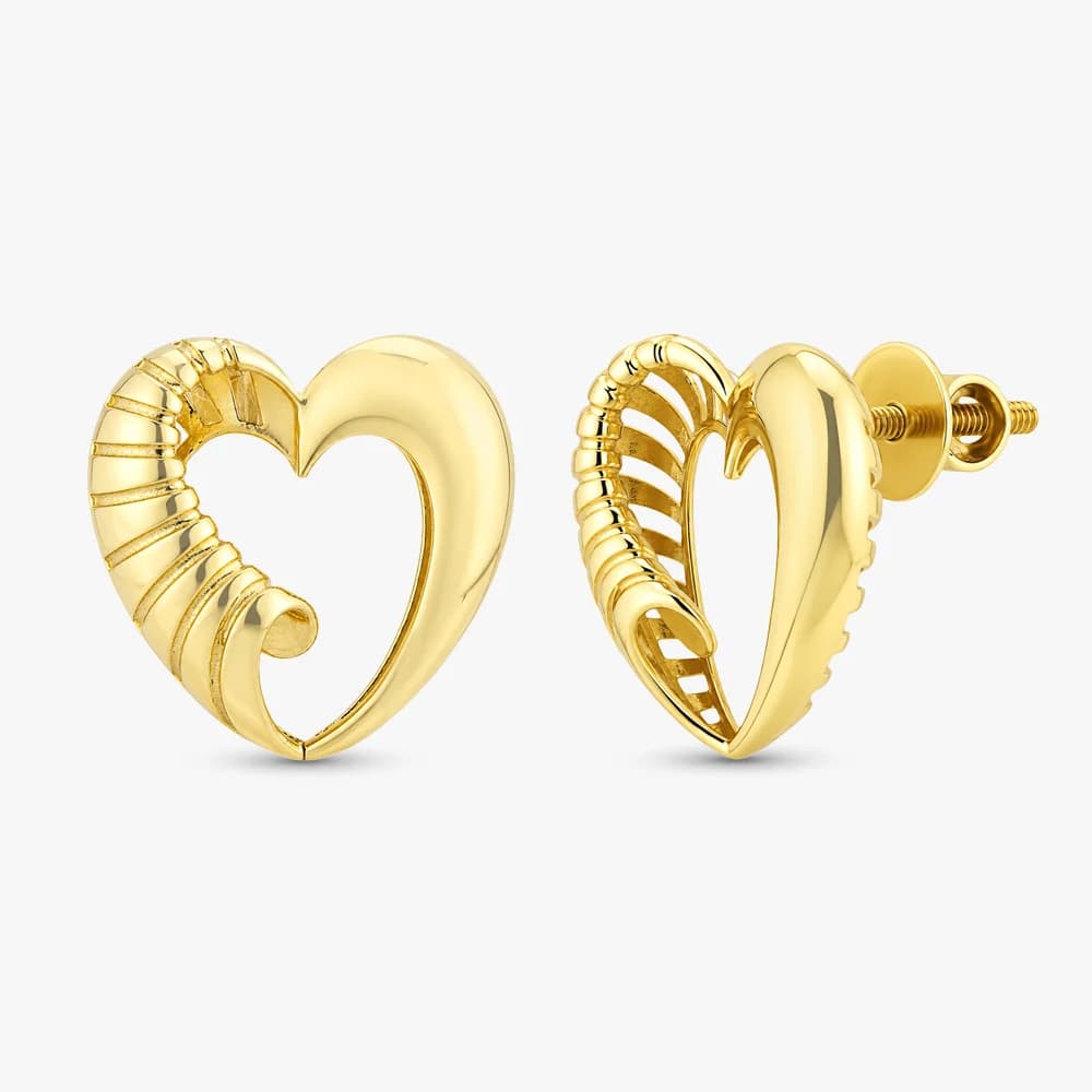 Modern Love Gold Earrings — image 1
