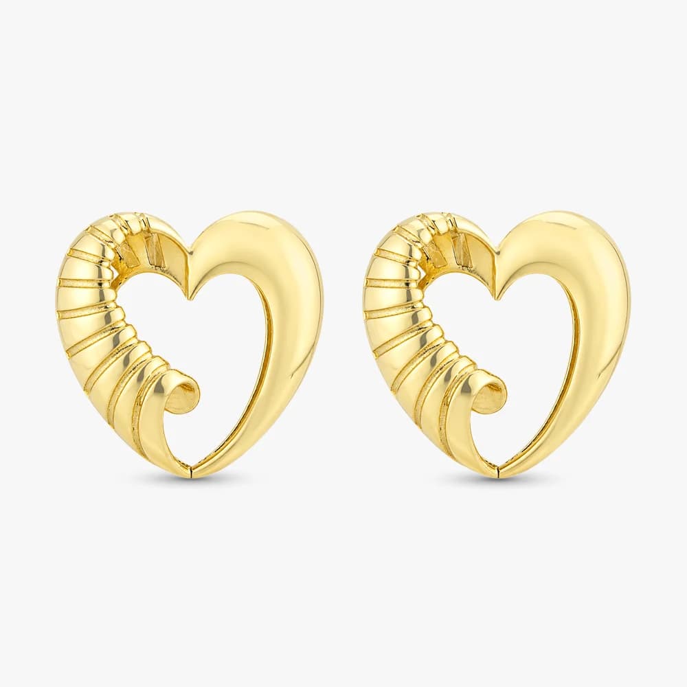 Modern Love Gold Earrings — image 2