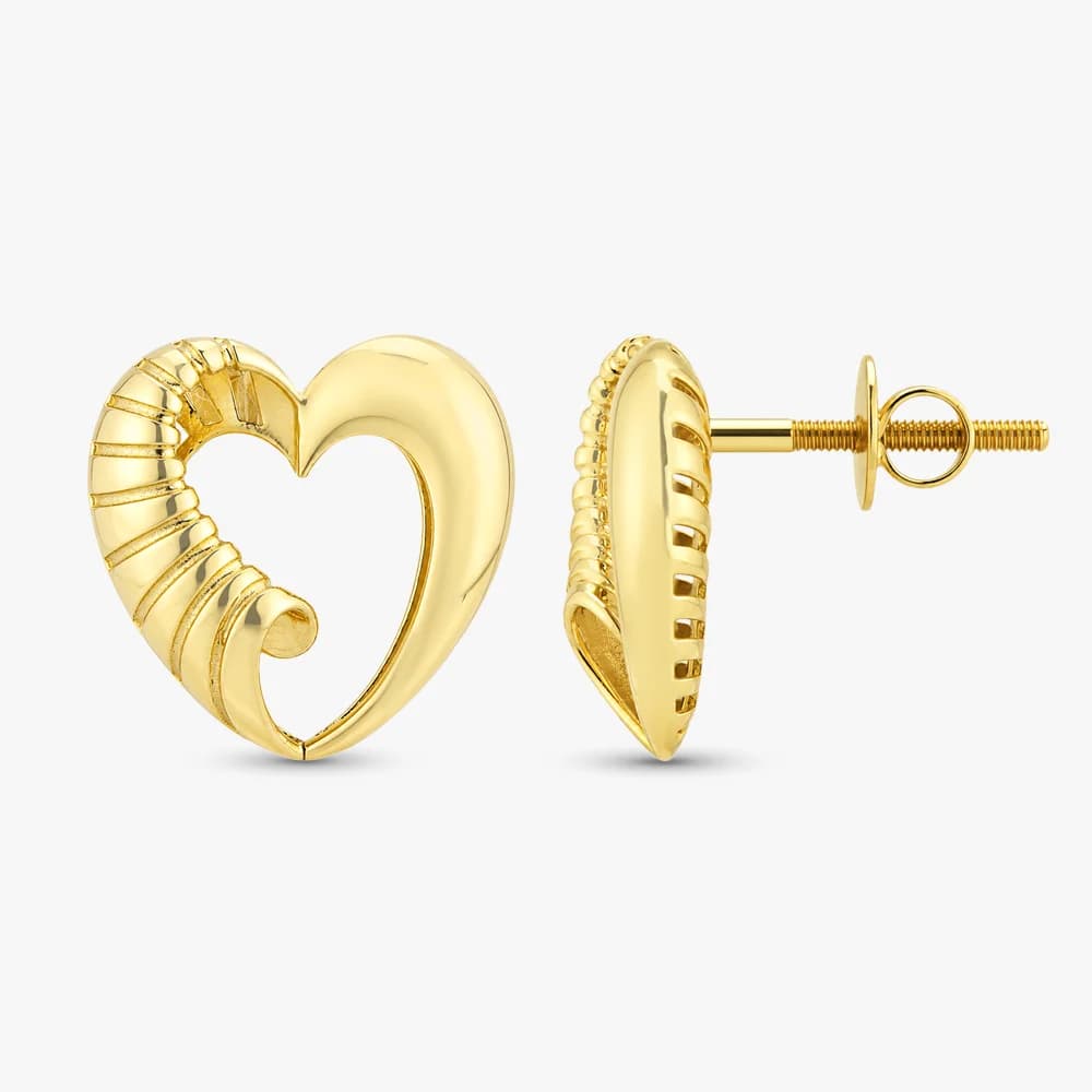 Modern Love Gold Earrings — image 3